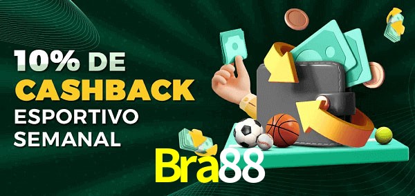 10% de bônus de cashback na Bra88